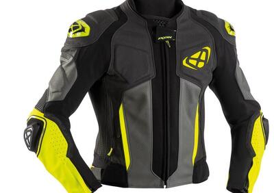 Giacca moto pelle Ixon VENDETTA EVO Nero Antracite - Annuncio 9455753