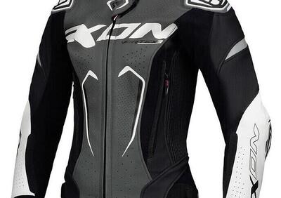 Giacca moto donna pelle Ixon Vortex 3 Nero Antraci - Annuncio 9472513