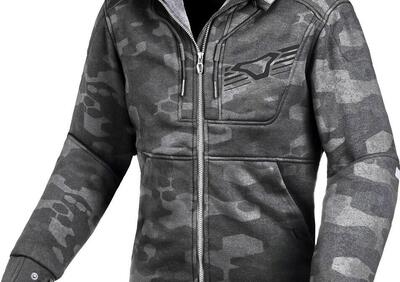 Felpa moto donna estiva Macna District Nero Grigio - Annuncio 9853540