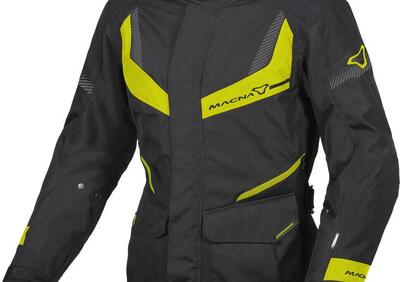 Giacca moto donna Macna Rancher AWS Nero Giallo Fl - Annuncio 9833814