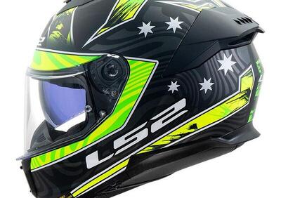 casco integrale LS2 FF808 Stream II Galdam H-V Ner - Annuncio 9597674