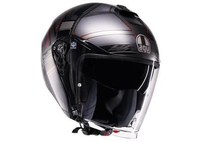 Casco Jet AGV Irides Zagabria Grigio Opaco Rosso - Annuncio 9889135