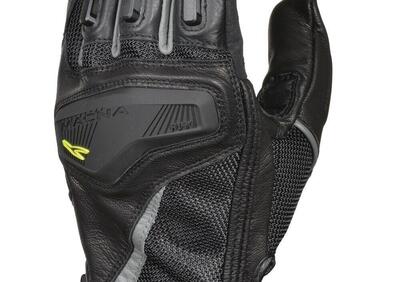 Guanti moto in pelle estivi Macna Ozone nero - Annuncio 9843196