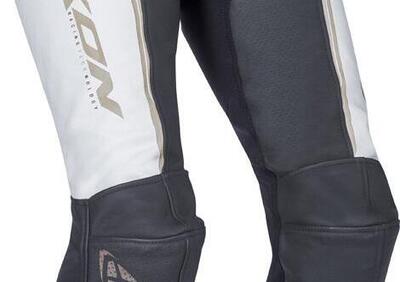 Pantaloni moto donna pelle Ixon TRINITY bianco ner - Annuncio 9843260