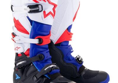 Stivali cross Alpinestars Tech 7 Nero Blu scuro Ro - Annuncio 9659605