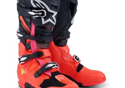 Stivali Cross Alpinestars Tech 7 Nero Rosso Fluo R - Annuncio 9910731