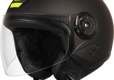 Casco jet Origine Neon Scoop Giallo Fluo Nero Opac  - Annuncio 9651612