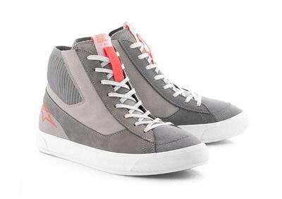 Scarpe Moto Alpinestars Stated Grigio Rosso Fluo - Annuncio 9735200