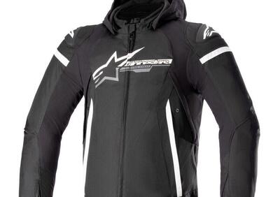 Giacca moto Alpinestars ZACA WATERPROOF Nero Bianc - Annuncio 9640593