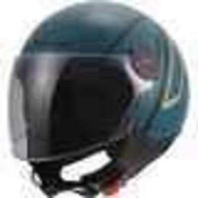 Casco Jet LS2 OF558 Sphere Lux II Minim Blu Teal