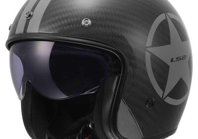 Casco Jet LS2 OF601 Bob II C Star Grigio In Carbon - Annuncio 9858950