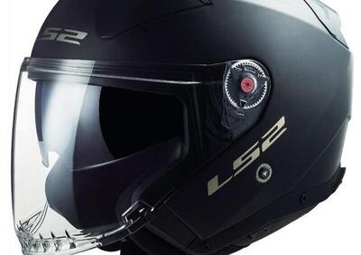 Casco Jet LS2 OF603 INFINITY II SOLID in fibra Ner - Annuncio 9424087