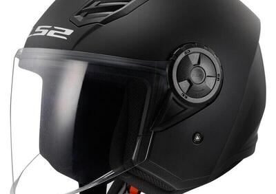Casco Jet LS2 OF616 Airflow 2 Solid nero opaco - Annuncio 9344894