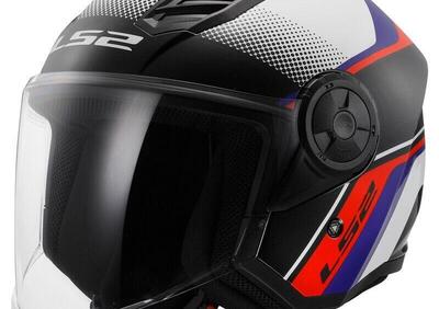 Casco Jet LS2 OF616 Airflow 2 Rush bianco blu ross - Annuncio 9344898