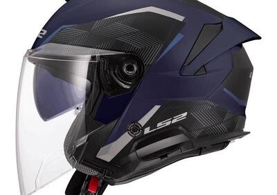 casco jet LS2 Verso 2 Air blu opaco - Annuncio 9762490