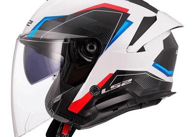 Casco Jet LS2 OF618 Verso II Air Bianco Blu Rosso - Annuncio 9597723