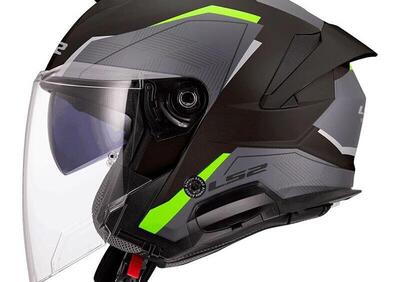 casco jet LS2 Verso 2 giallo opaco - Annuncio 9727552