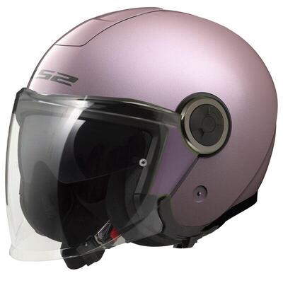 Casco Jet LS2 OF620 Classy Solid rosa