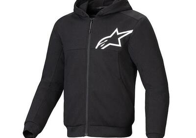 Felpa Moto Alpinestars Chrome V2 Sport Nero Bianco - Annuncio 9735250