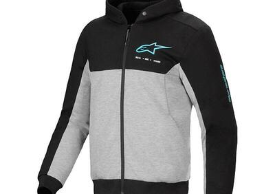 Felpa Moto Alpinestars Chrome V2 Sport Turquoise - Annuncio 9735252