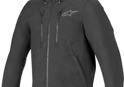 Felpa moto Alpinestars DOMINO TECH HOODIE Nero - Annuncio 9807213