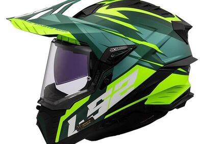 casco trail LS2 MX701 Explorer Spire verde opaco - Annuncio 9729511