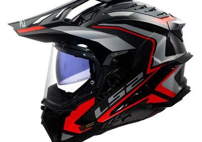 casco trail LS2 Explorer in carbonio rosso - Annuncio 9701252