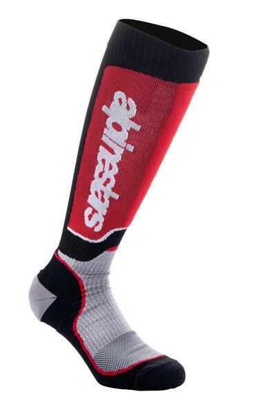 Calze tecniche Alpinestars MX PLUS SOCKS Nero Grig