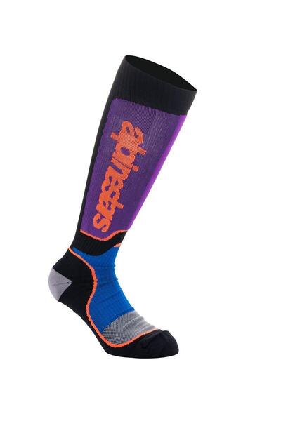 Calze tecniche Alpinestars MX PLUS SOCKS Nero Blu
