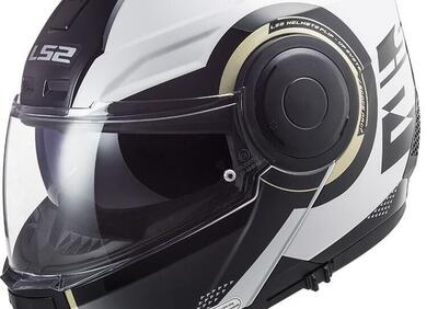 Casco modulare LS2 FF902 SCOPE ARCH Bianco Titanio - Annuncio 9730182