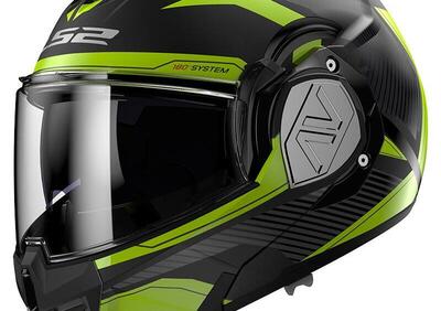Casco modulare LS2 FF906 ADVANT REVO Nero Giallo F - Annuncio 8839876