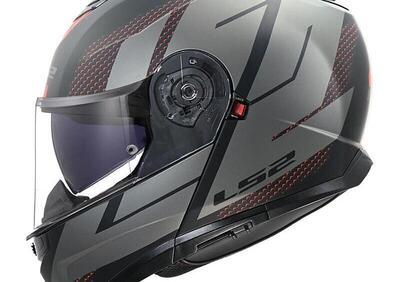casco modulare LS2 Strobe II Code Nero Grigio - Annuncio 9597804