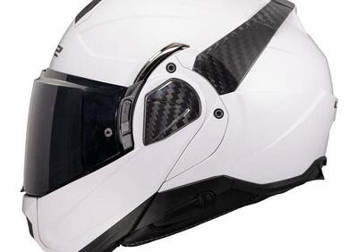 casco modulare LS2 Advant II in carbonio bianco - Annuncio 9712340