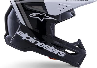 Casco Cross Alpinestars SM3 Radium Nero Bianco Gri - Annuncio 9910920