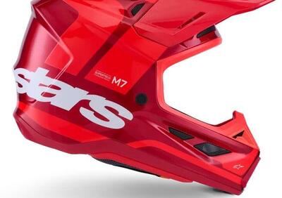 Casco Cross Alpinestars SM7 Core Rosso Lucido In F - Annuncio 9910923