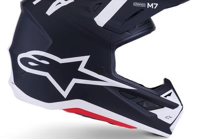 Casco Cross Alpinestars SM7 Dasher Nero Opaco Bian - Annuncio 9910926