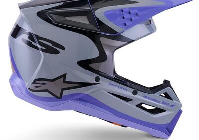 Casco Cross Alpinestars SM3 Jettson Grigio Viola N - Annuncio 9910931