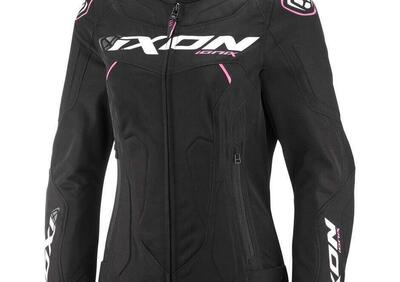 Giacca Moto Donna Estiva Ixon Ionix Lady Nero Rosa - Annuncio 9961887