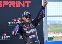 MotoGP 2026. GP del Brasile. Il primo podio Aprilia di Jorge Martín: "Ho lavorato molto per essere qui, non arriva a caso" 