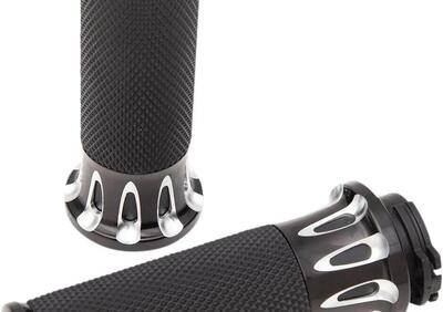 Manopole Arlen Ness Fusion Deep Cut nere per accel - Annuncio 9972505