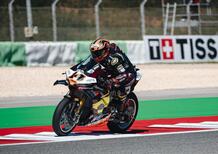 SBK 2026. GP del Portogallo a Portimao. Sam Lowes davanti a Nicolò Bulega nelle FP1 