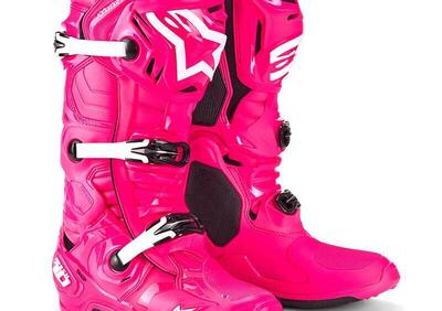 Stivali Cross Donna Alpinestars Tech 10 Rosa Bianc - Annuncio 9976316