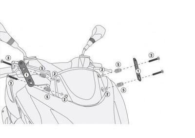 Kit attacchi Givi A1208A - Annuncio 8989383