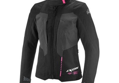 Giacca Moto Donna Ixon Tyr Nero Rosa - Annuncio 9977381