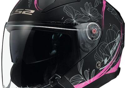 Casco Jet LS2 OF603 INFINITY II LOTUS in fibra Ros - Annuncio 9984727