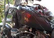 Una Harley-Davidson speciale pronta a partire per Johnny Depp