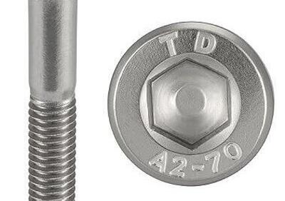 Vite a brugola in pollici cromata 3/8-16 lunga 64  - Annuncio 9988855