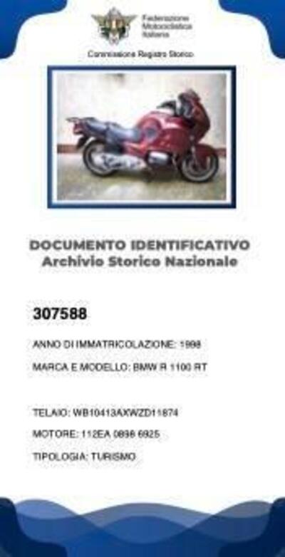 Bmw R 1100 RT d'epoca