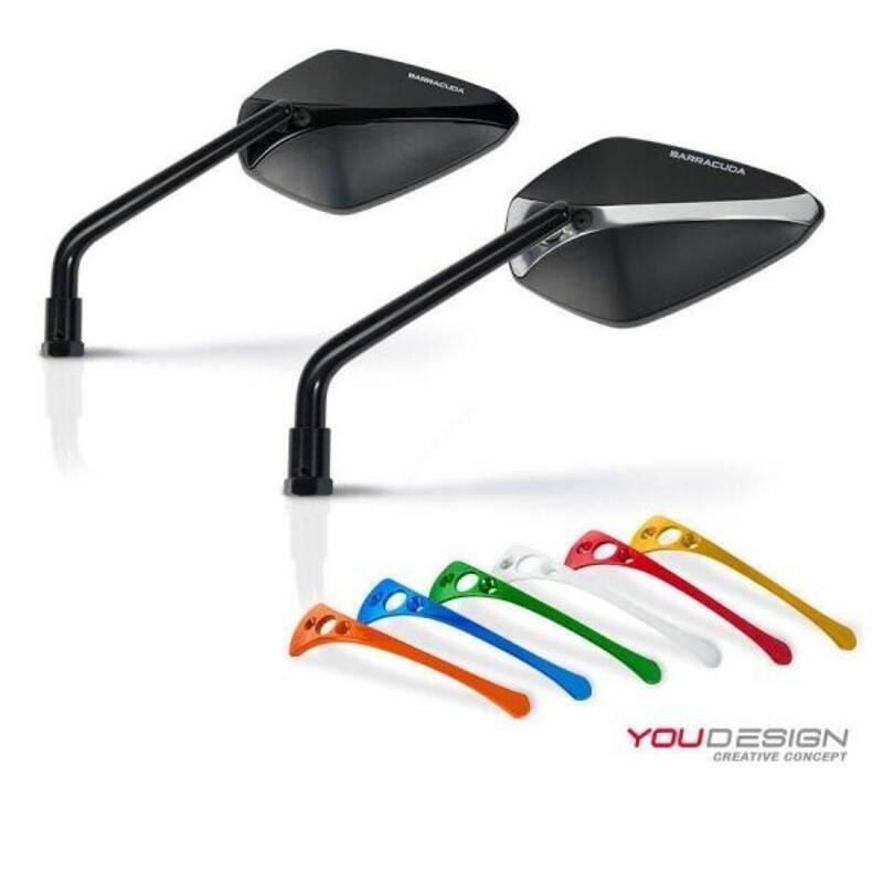 Coppia inserti colorati per specchi Barracuda A-Ve