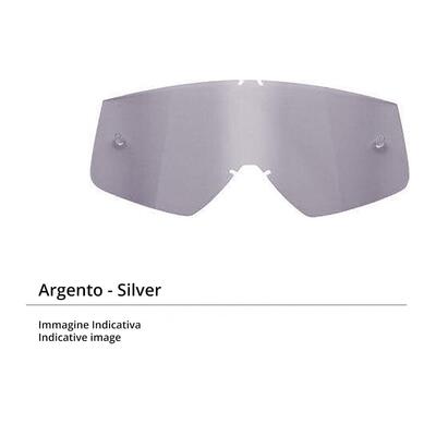 Lente argento per occhiali cross Befast Rocky